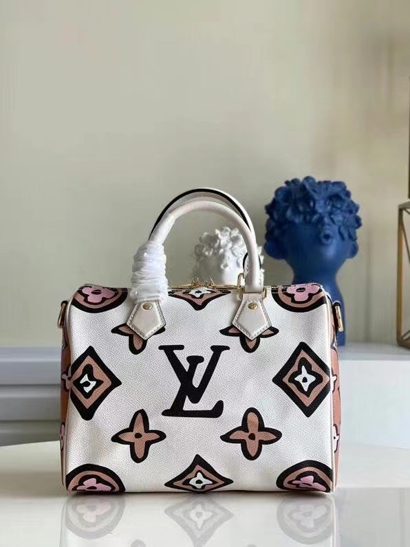 Louis Vuitton SPEEDY BANDOULIERE 25 M45828 Cream