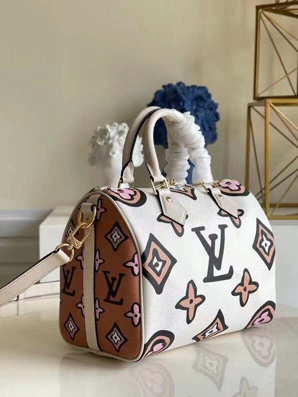 Louis Vuitton SPEEDY BANDOULIERE 25 M45828 Cream