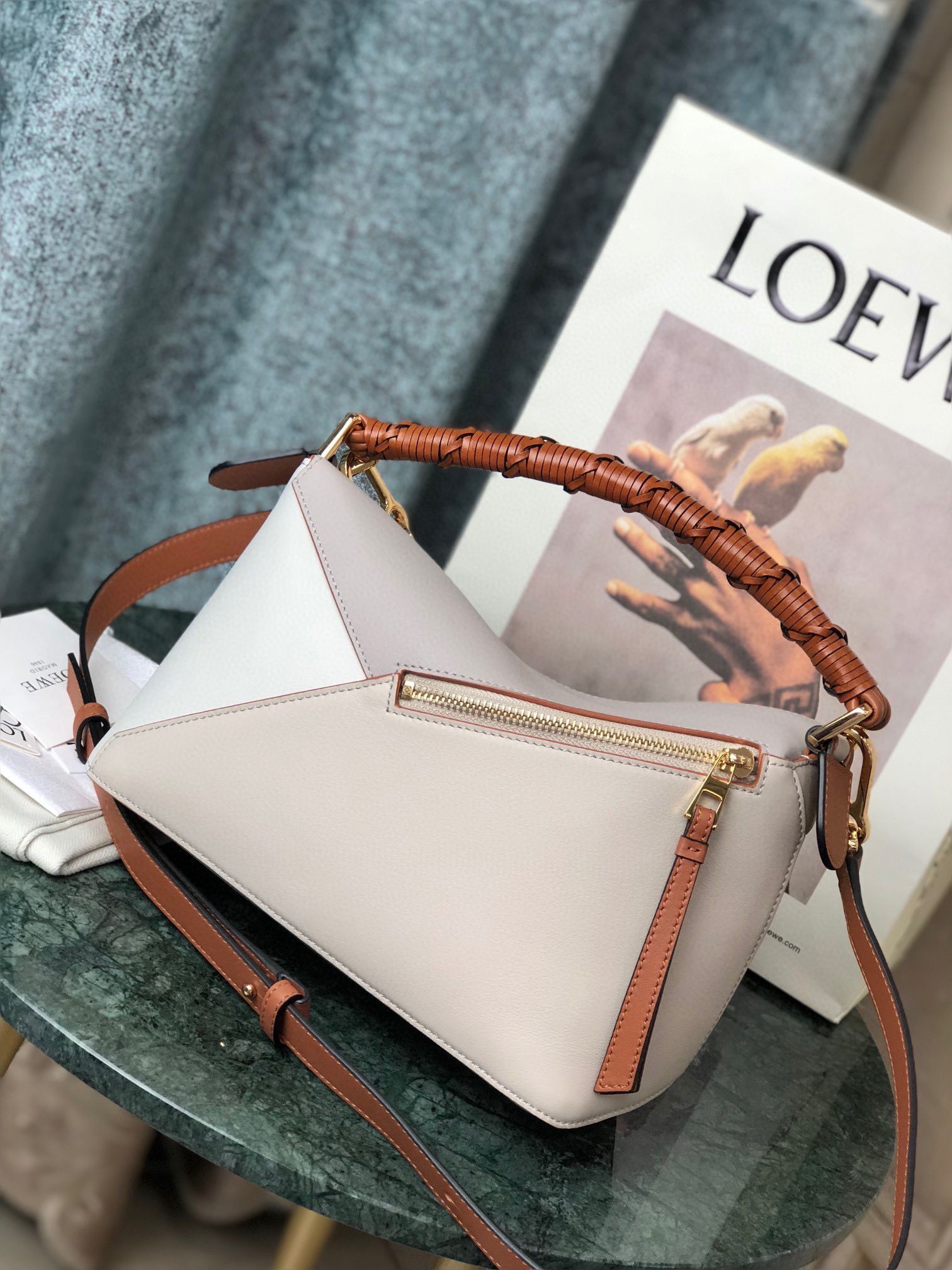 Loewe Puzzle Bag Original Leather 061836 Cream