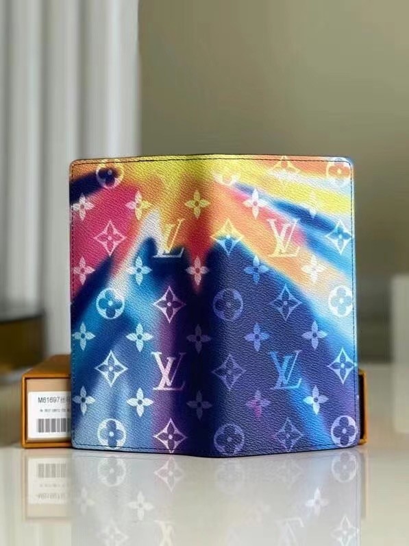 Louis Vuitton BRAZZA WALLET M80801 blue