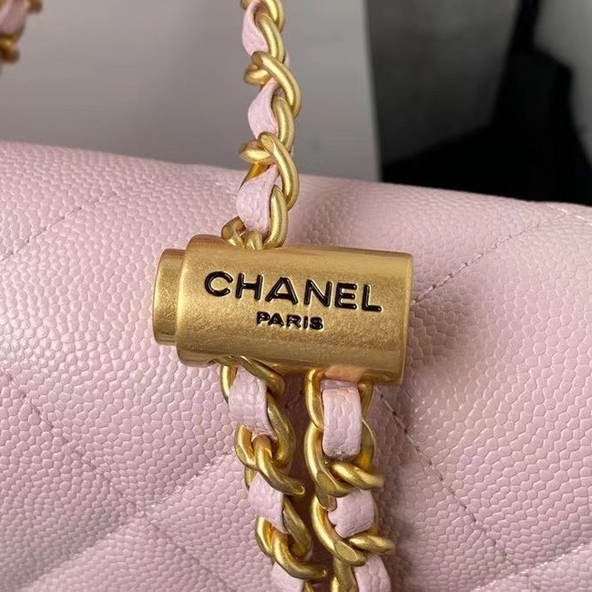 Chanel Flap Shoulder Bag Original leather AS2855 light pink