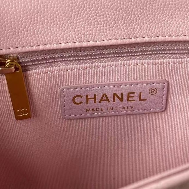 Chanel Flap Shoulder Bag Original leather AS2855 light pink