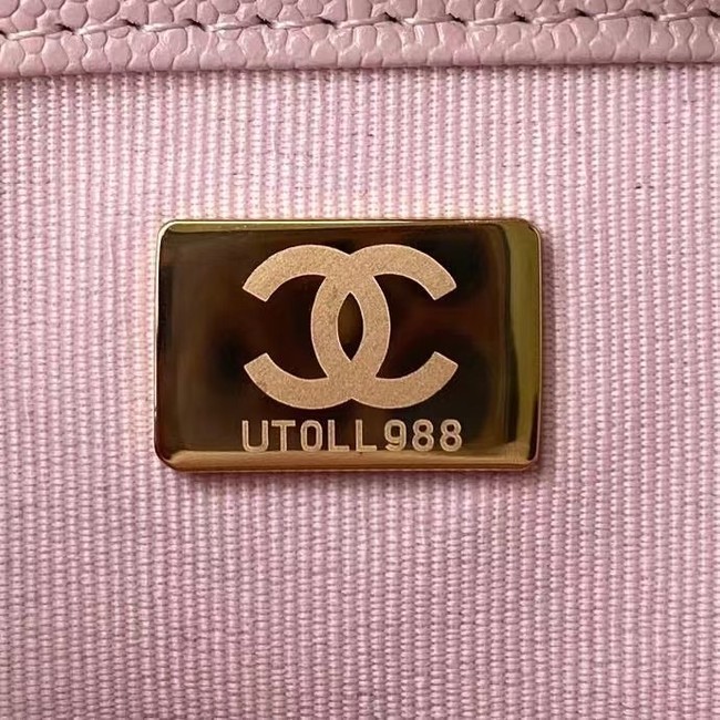 Chanel Flap Shoulder Bag Original leather AS2855 light pink