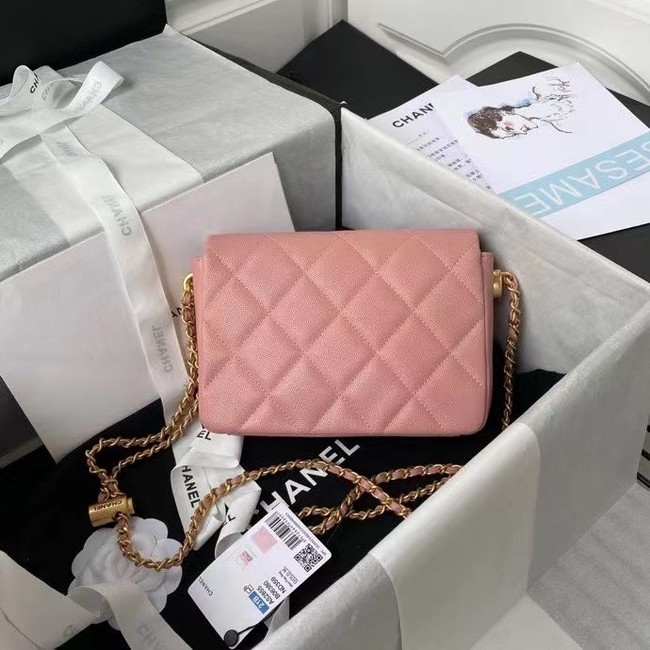 Chanel Flap Shoulder Bag Original leather AS2855 pink