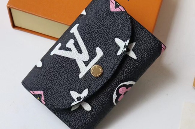 Louis Vuitton ROSALIE COIN PURSE M80755 black