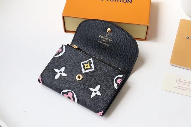 Louis Vuitton ROSALIE COIN PURSE M80755 black