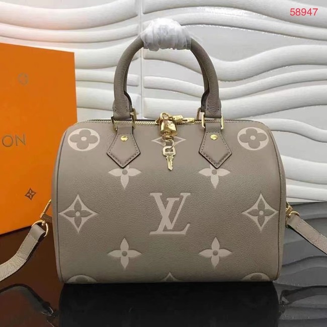 Louis Vuitton SPEEDY BANDOULIERE 25 M58947 grey