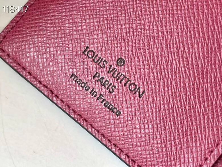 Louis Vuitton JULIETTE WALLET N60381 Bordeaux Red & Black