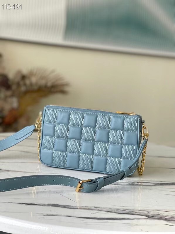 Louis Vuitton POCHETTE TROCA M59048 sky blue