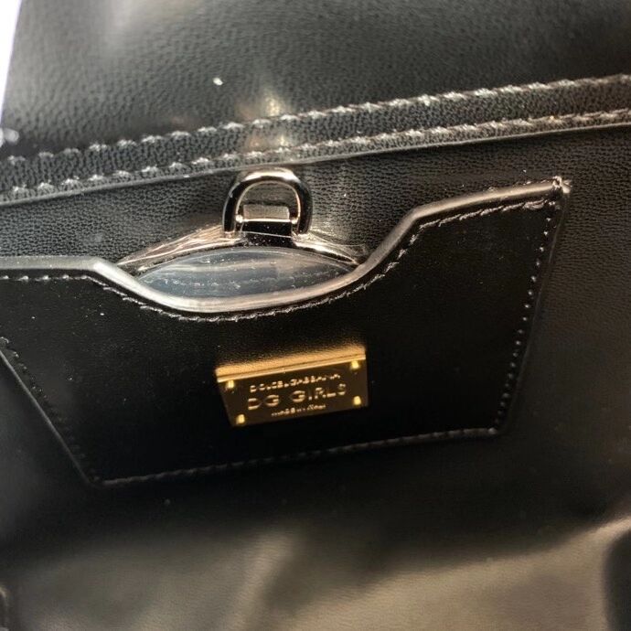 Dolce & Gabbana Origianl Leather Shoulder Bag 5158 black