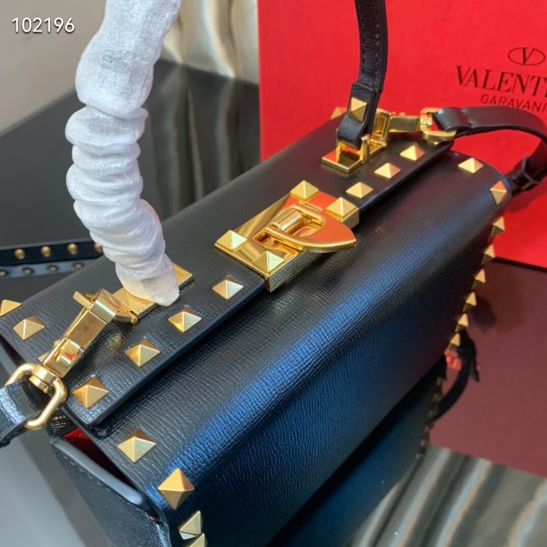 VALENTINO Origianl leather shoulder bag V4273 black