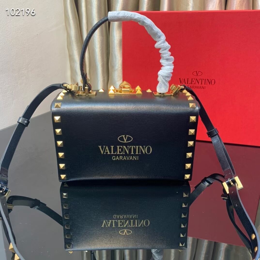 VALENTINO Origianl leather shoulder bag V4273 black
