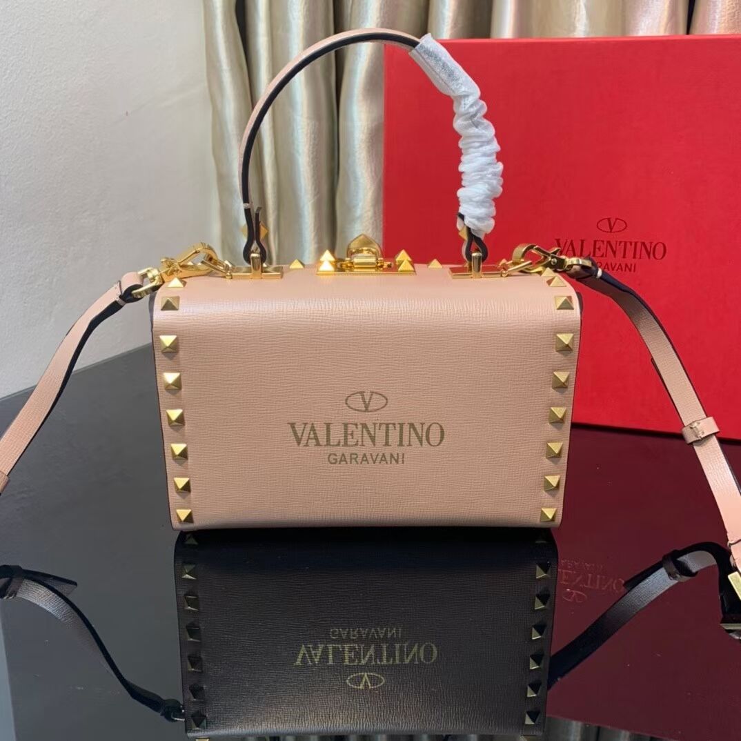 VALENTINO Origianl leather shoulder bag V4273 pink
