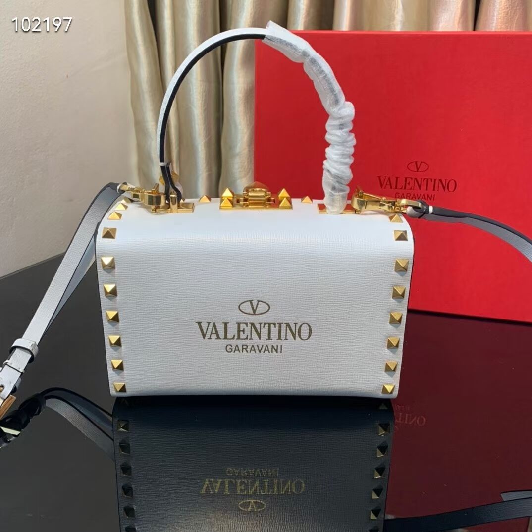 VALENTINO Origianl leather shoulder bag V4273 white