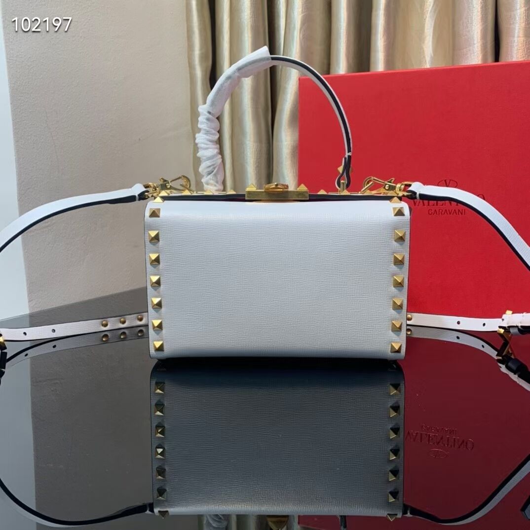 VALENTINO Origianl leather shoulder bag V4273 white