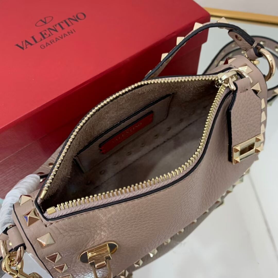 VALENTINO Origianl leather shoulder bag V4700 grey