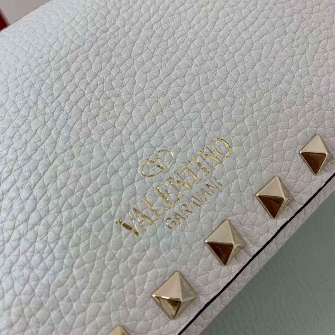 VALENTINO Origianl leather shoulder bag V4700 white