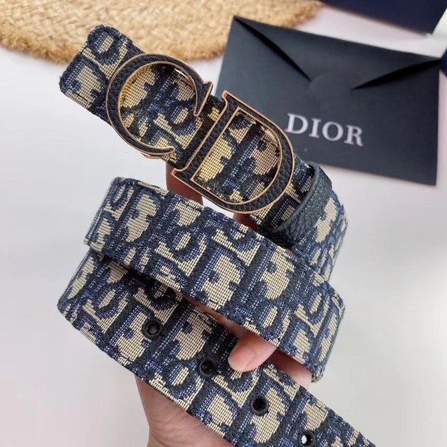 DIOR-ID BELT Canvas 35 MM B0111UM dark blue