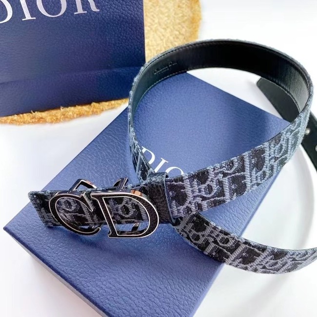 DIOR-ID BELT Canvas 35 MM B0111UM  blue