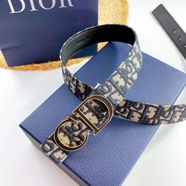 DIOR-ID BELT Canvas 35 MM B0111UM dark blue