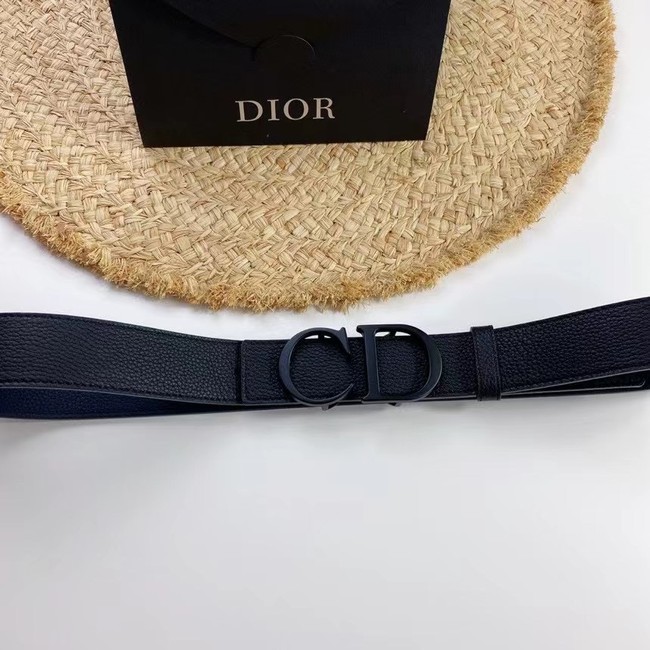 DIOR-ID BELT Raspberry Smooth Calfskin 35 MM B0111UM black