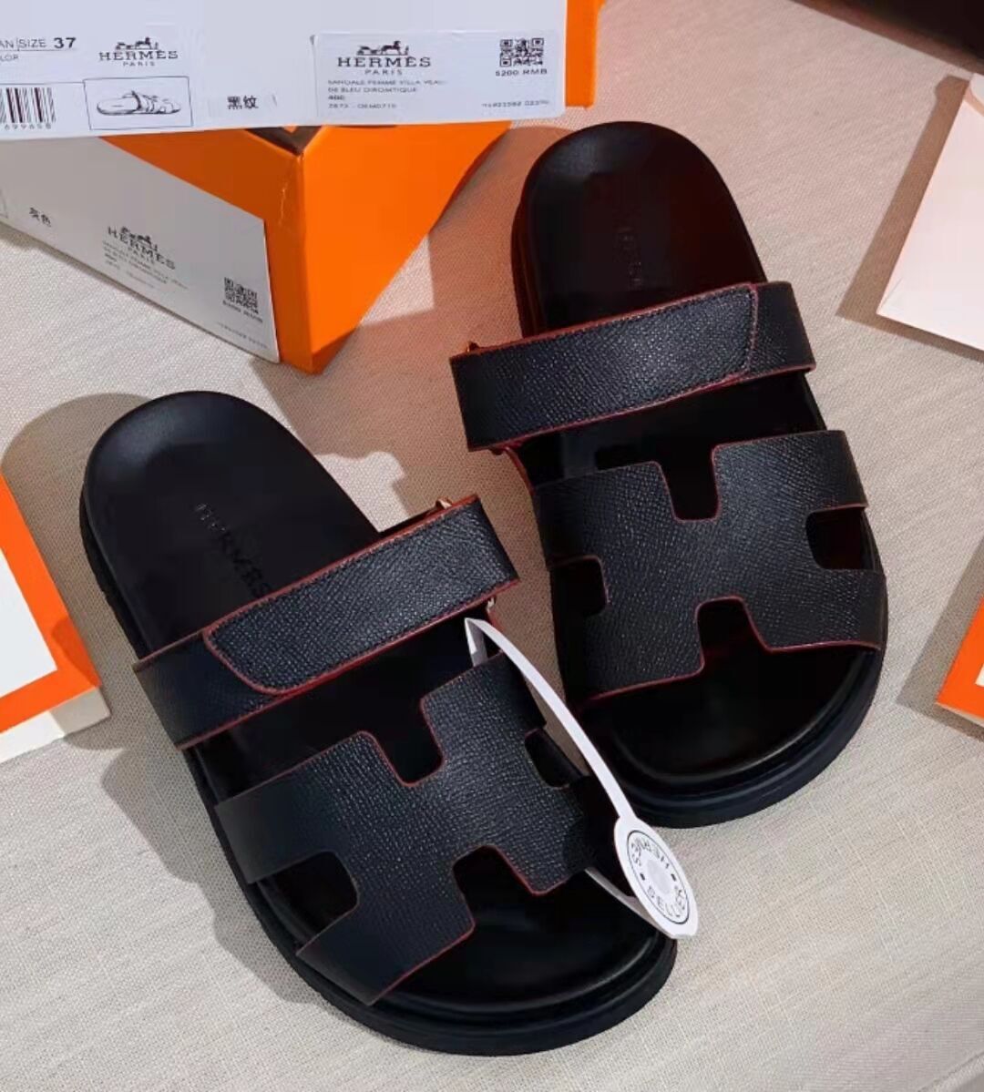 Hermes Shoes HO8826 Black