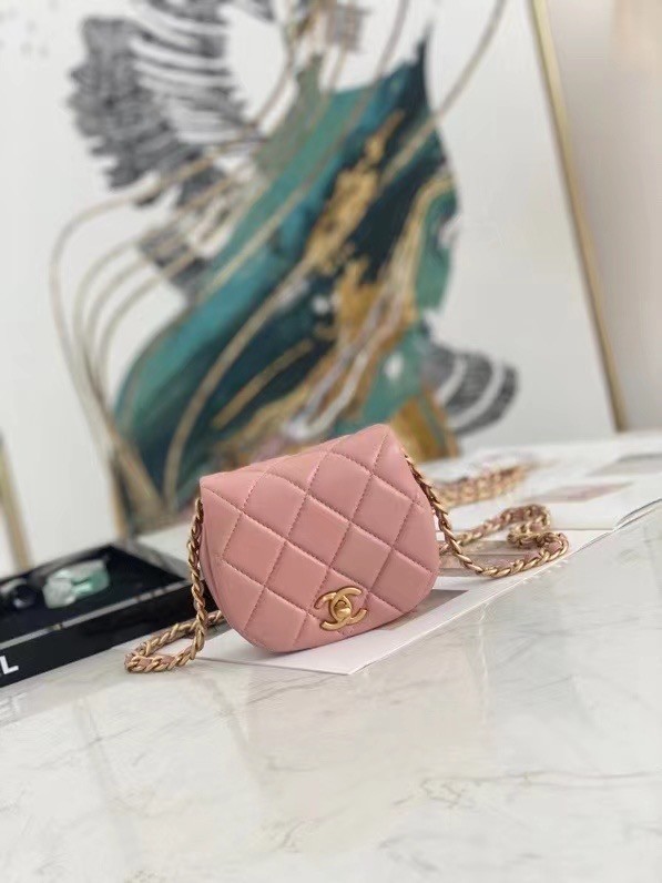 Chanel mini Flap Shoulder Bag Original leather AP2344 pink