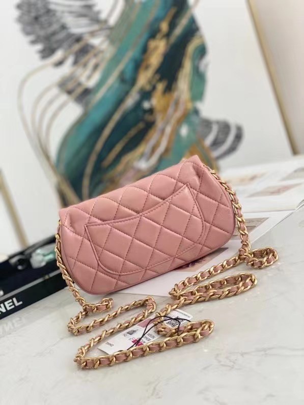 Chanel Small Flap Shoulder Bag Original leather  AP2358 pink