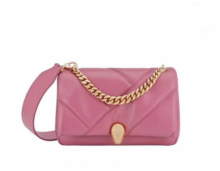 Bvlgari Serpenti Forever leather crossbody bag B219069 rose