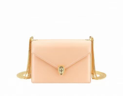 Bvlgari Serpenti Forever leather small crossbody bag B210543 pink