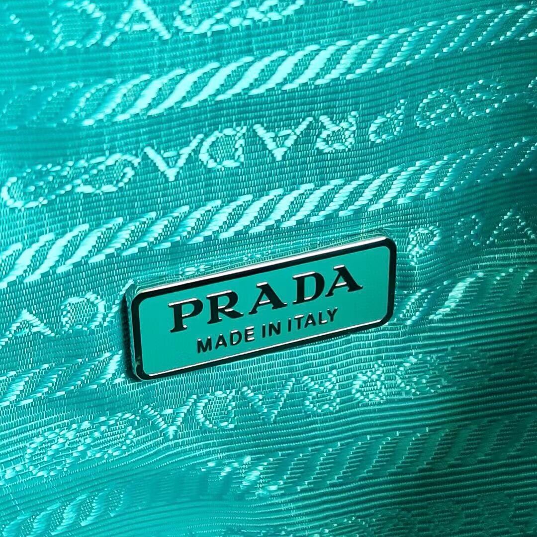 Prada Padded nappa leather handbag 3BA315 blue