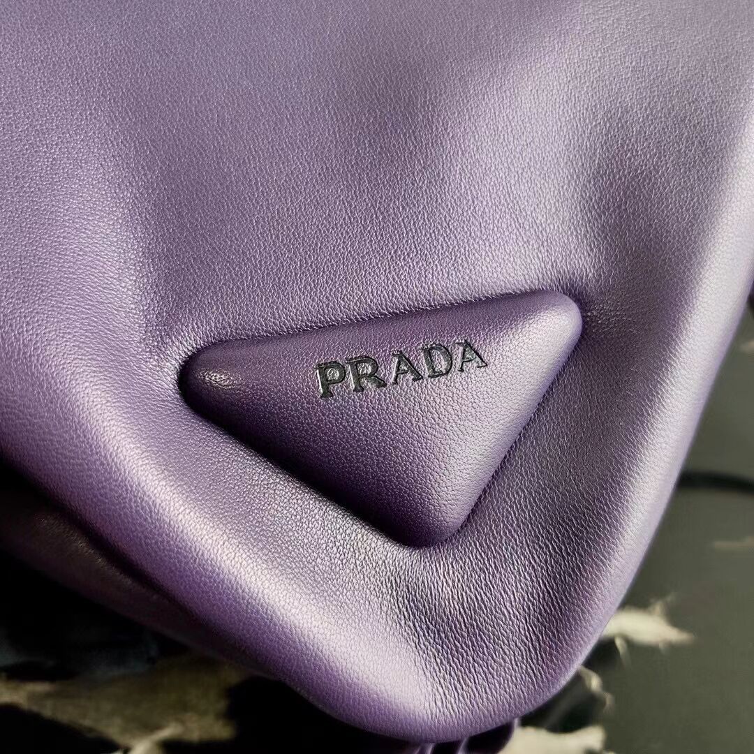 Prada Padded nappa leather handbag 3BA315 violet