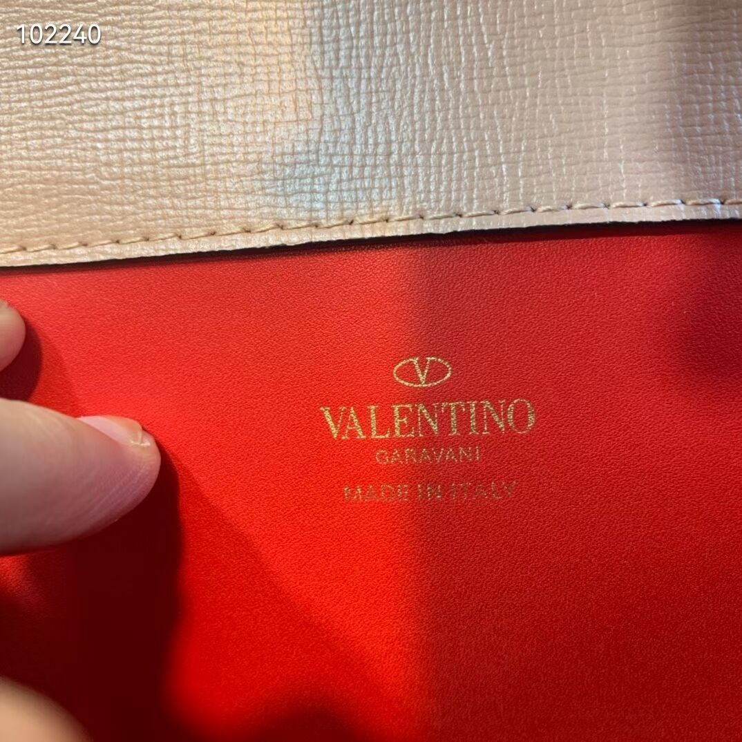 VALENTINO Origianl leather tote bag V4071A pink