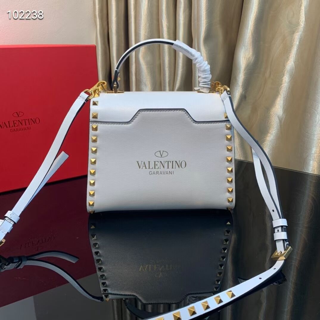 VALENTINO Origianl leather tote bag V4071A white