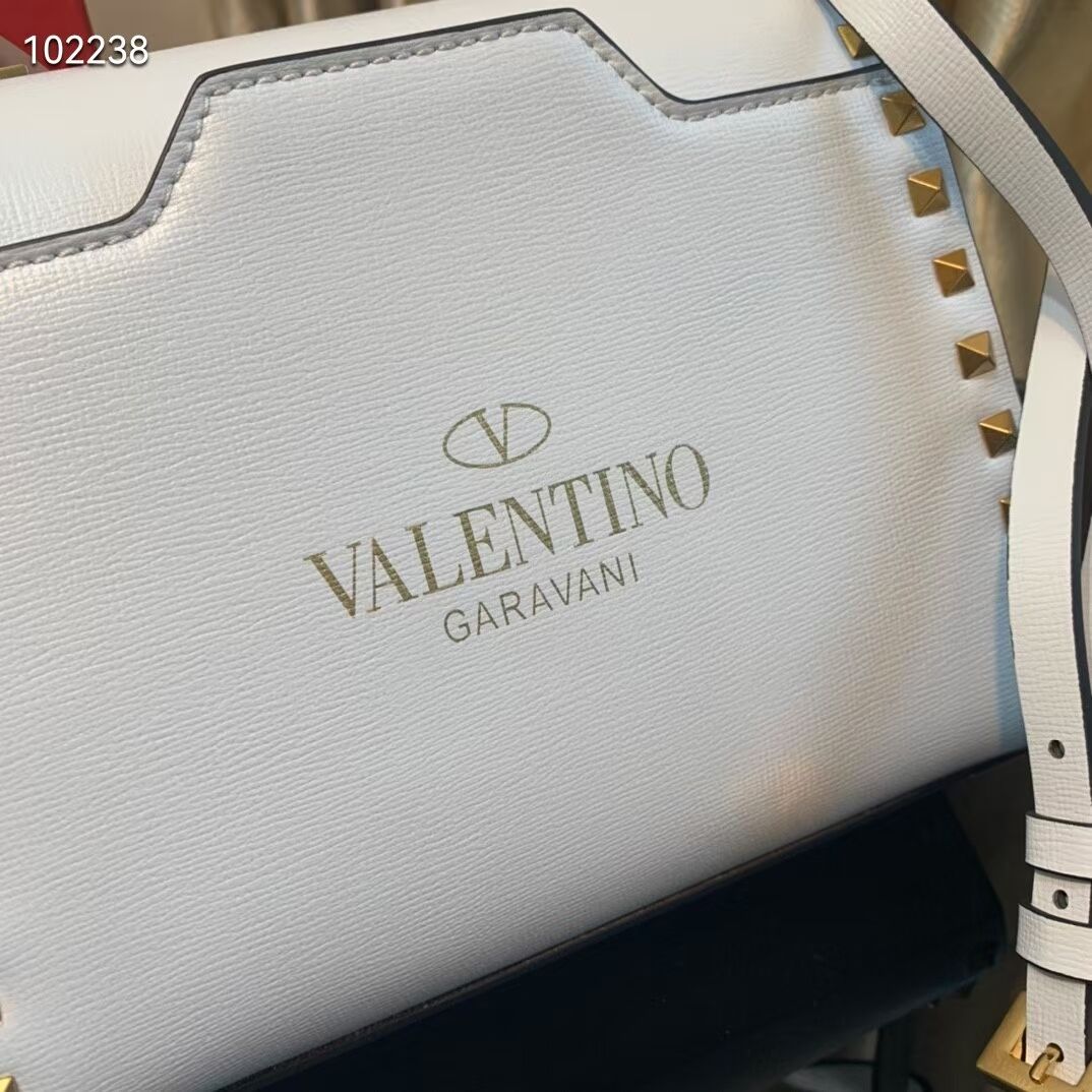 VALENTINO Origianl leather tote bag V4071A white