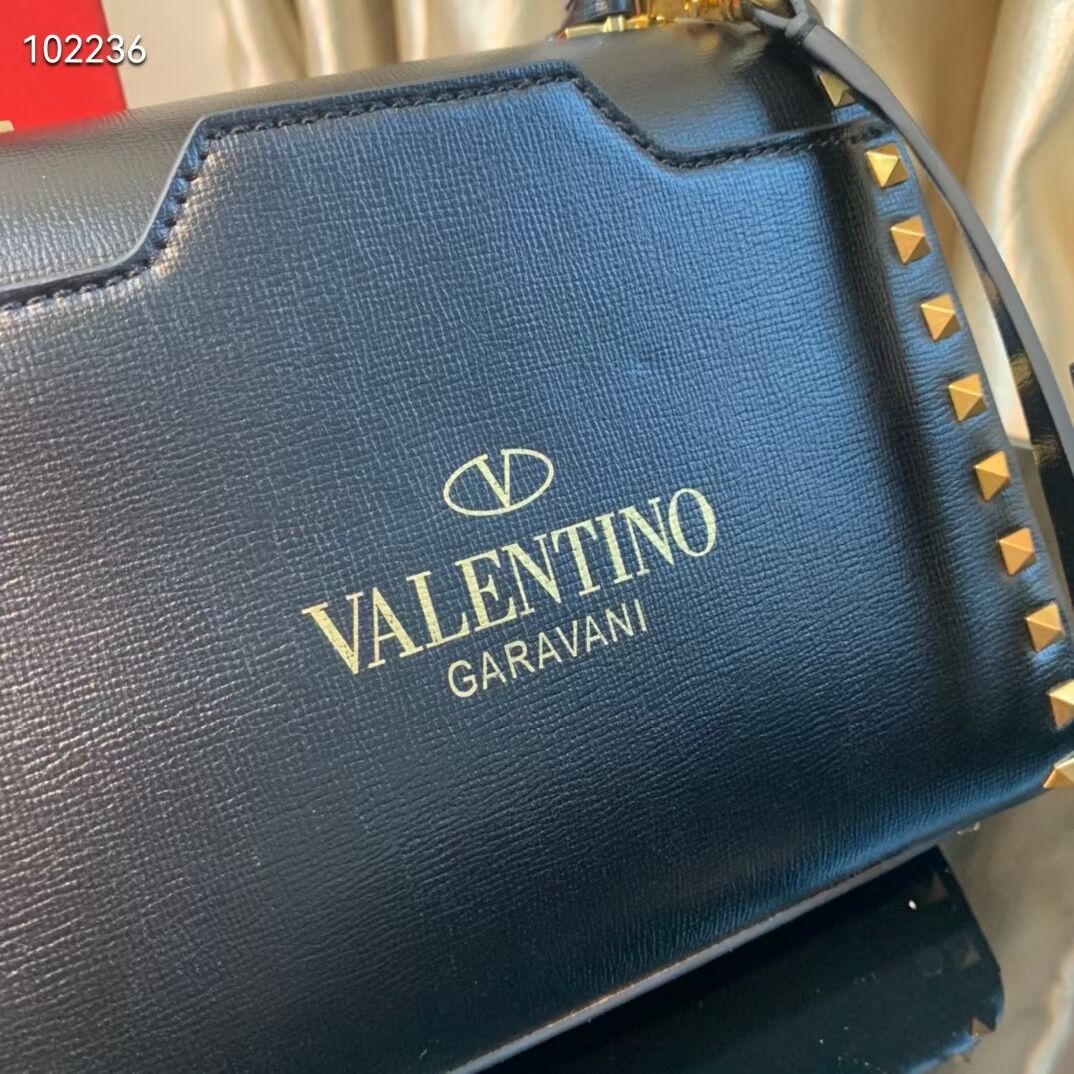 VALENTINO Origianl leather tote bag V4071C black