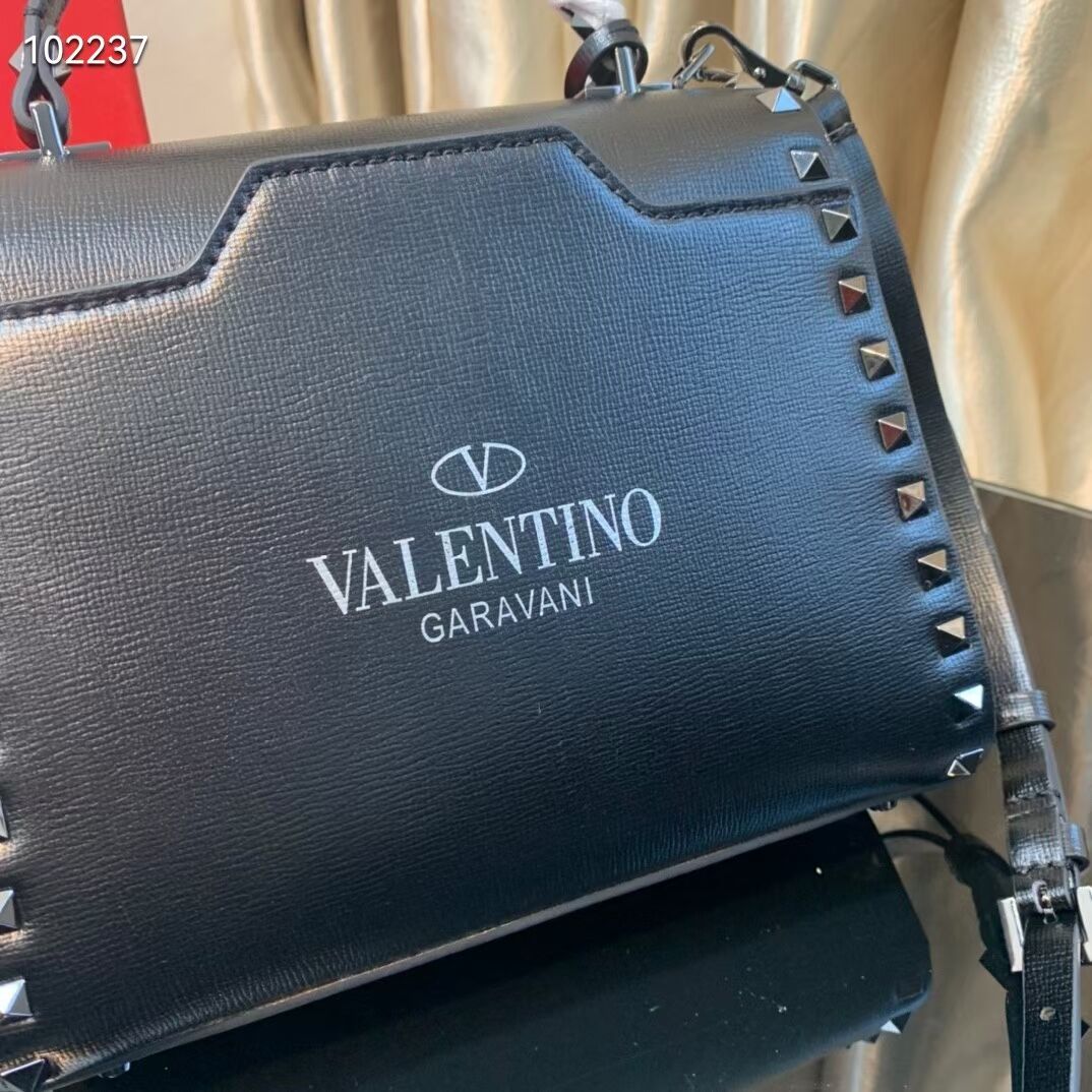 VALENTINO Origianl leather tote bag V4071D black