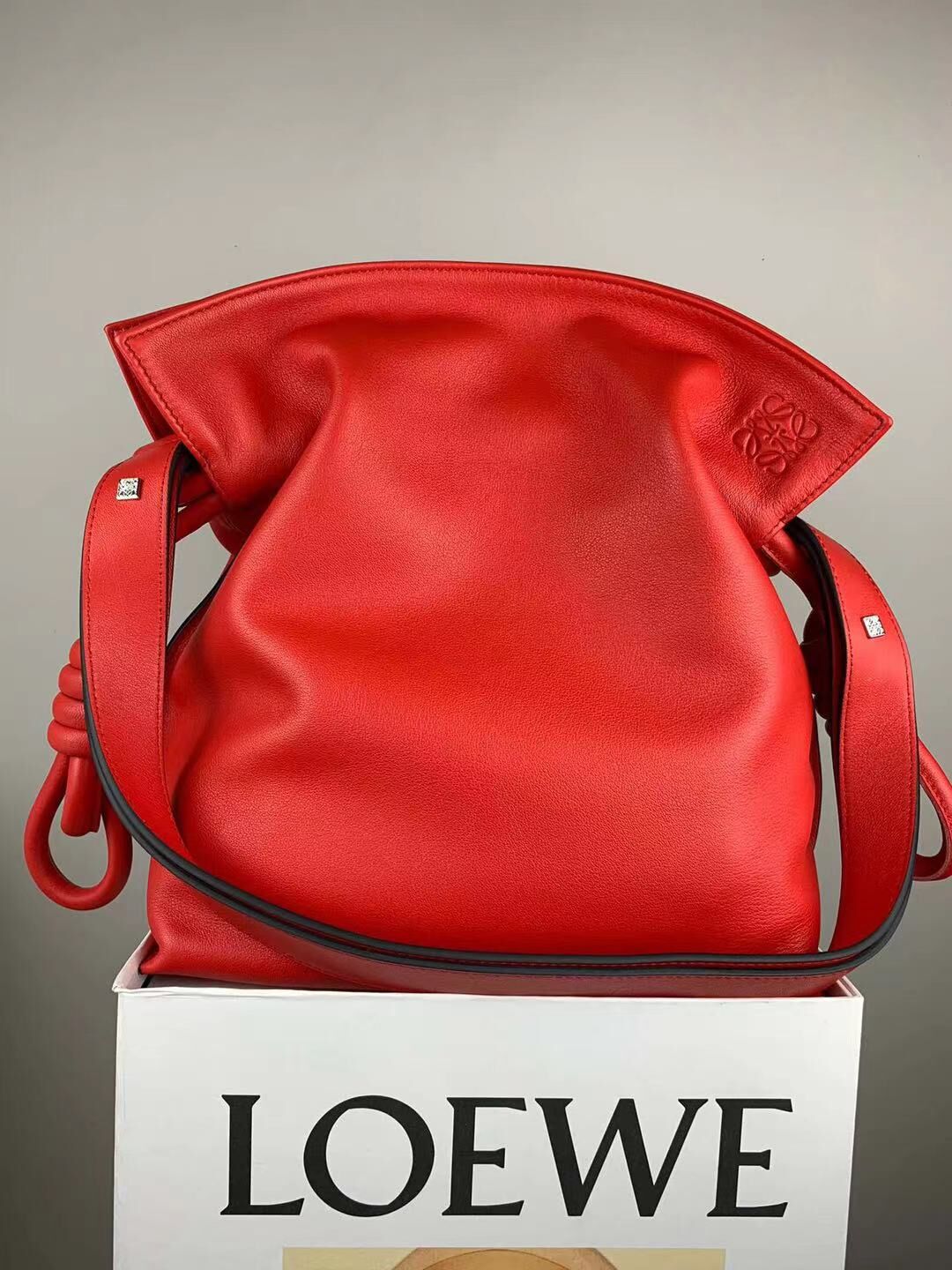 Loewe Lucky Bags Original Leather LE10199 Red