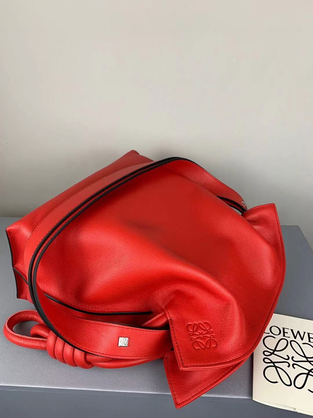 Loewe Lucky Bags Original Leather LE10199 Red