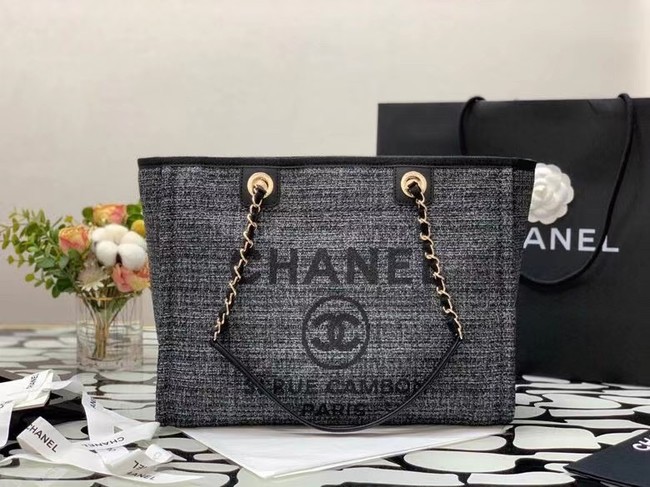 Chanel Shopping bag MM A67001 black