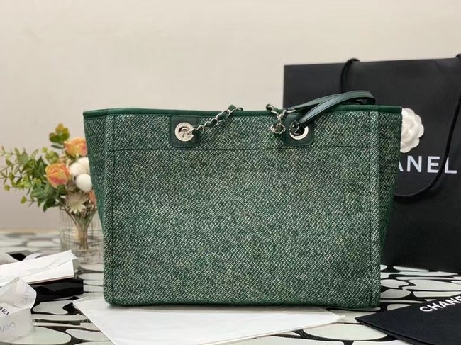 Chanel Shopping bag MM A67001 green