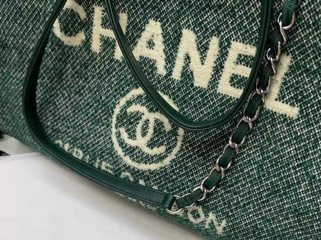 Chanel Shopping bag MM A67001 green