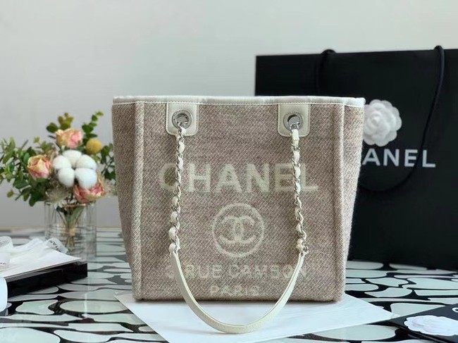 Chanel small Shopping bag A66940 Cream