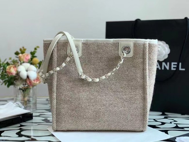 Chanel small Shopping bag A66940 Cream