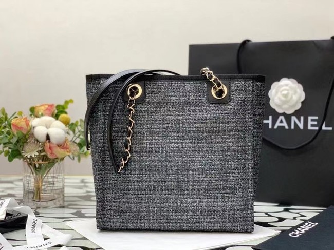 Chanel small Shopping bag A66940 black