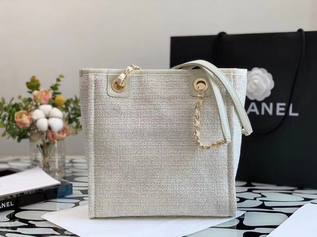 Chanel small Shopping bag A66940 white