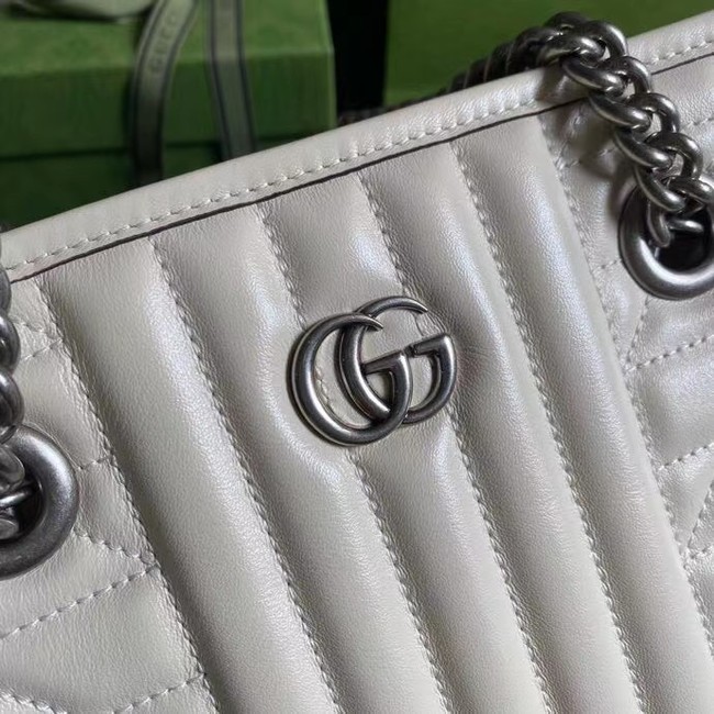 Gucci small leather shoulder bag 681483 white