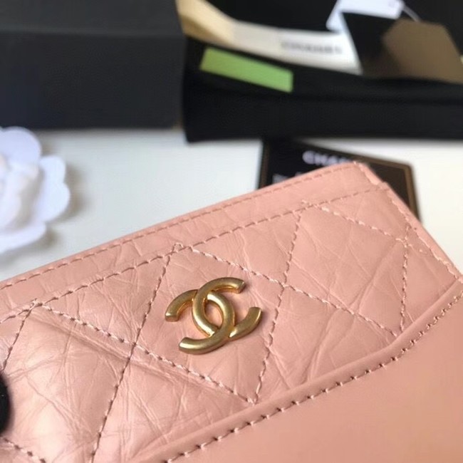 Chanel classic wallet Calfskin & Gold-Tone Metal A84368 pink