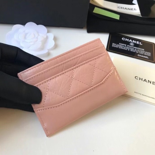 Chanel classic wallet Calfskin & Gold-Tone Metal A84368 pink