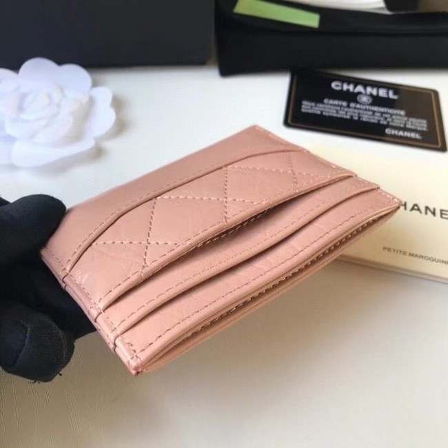 Chanel classic wallet Calfskin & Gold-Tone Metal A84368 pink